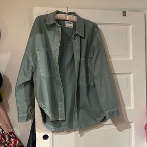 Greeny bluey denim jacket